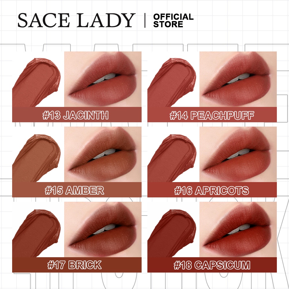 Son môi lì SACE LADY chống thấm nước lâu trôi 3.8g | BigBuy360 - bigbuy360.vn