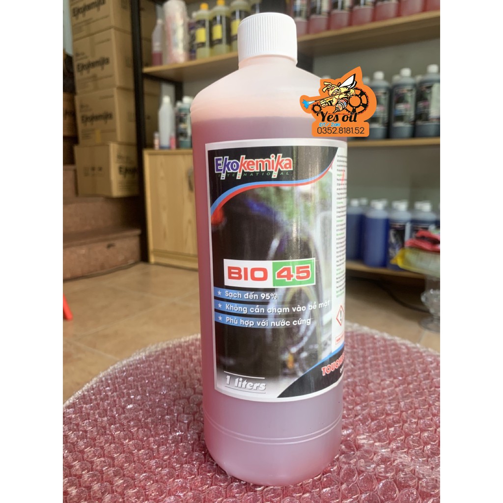 [Tặng Khăn] Dung dịch rửa xe không chạm BIO45 1L