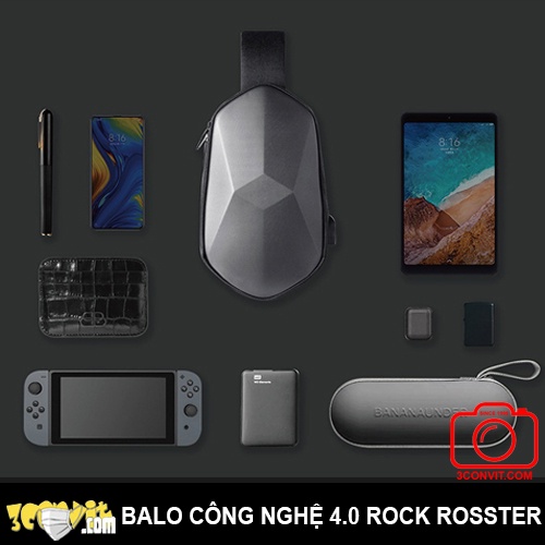 Balo đeo chéo kim cương công nghệ 4.0 Rockrosster