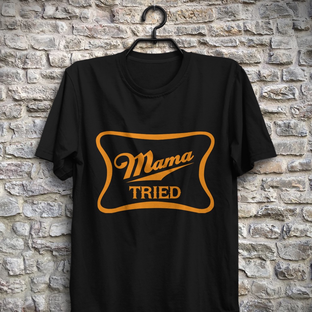 Áo Thun Cotton Nguyên Chất In Chữ Strangers Mama Tried Song Màu Xanh Lá Cây Làm Quà Tặng Ngày Của Mẹ