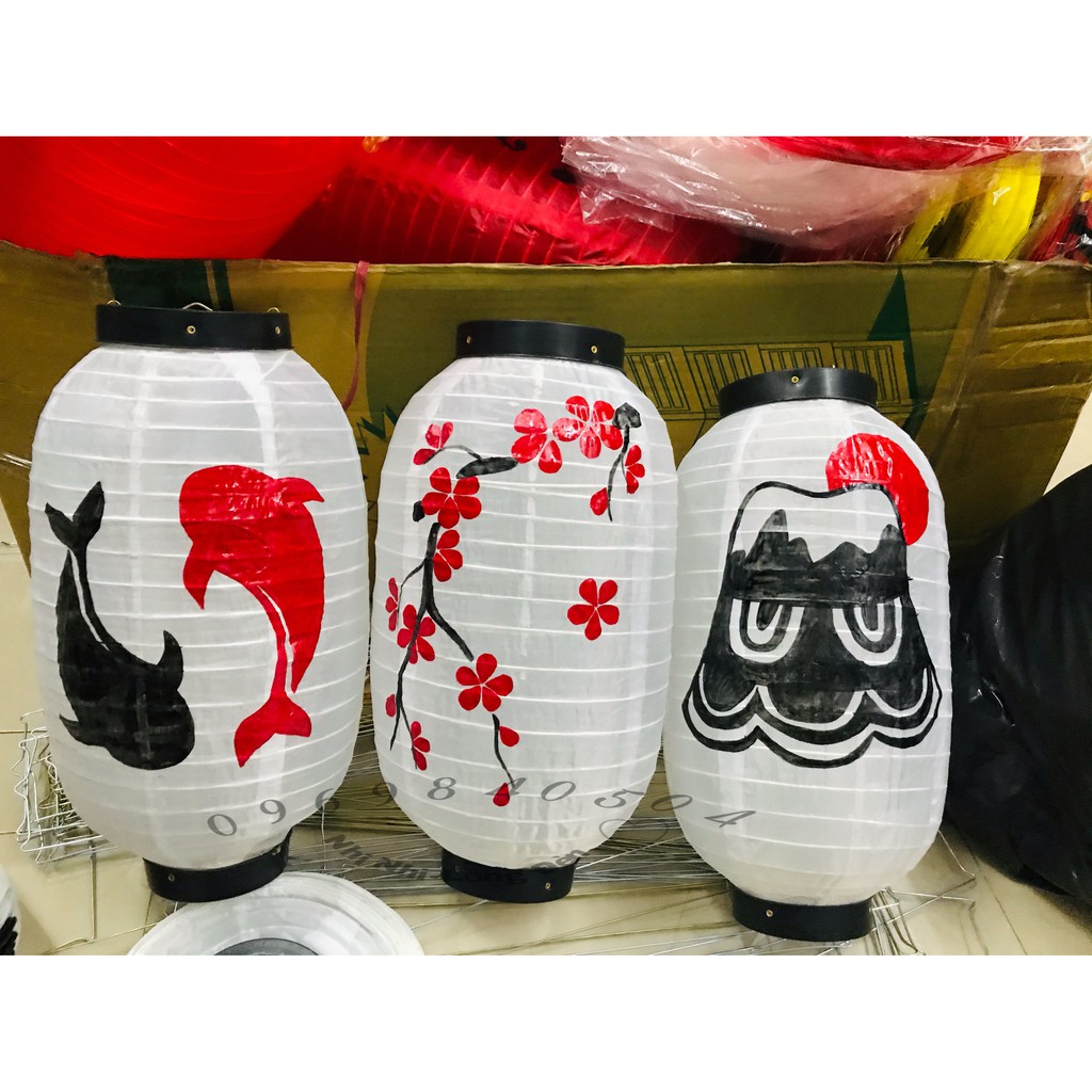 Họa tiết Nhật-Vẽ thủ công sơn dầu-không phai không trôi màu mưa nắng