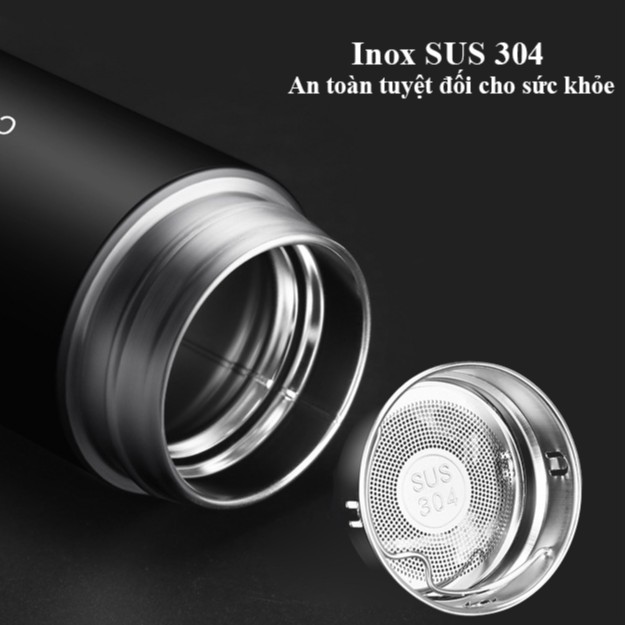 Bình giữ nhiệt hiển thị Inox thông minh – Đèn LED hiển thị nhiệt độ ( Dung tích 500ml ) | BigBuy360 - bigbuy360.vn