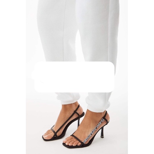 Sandal alex wang quai chữ đá gót nhọn kèm hộp hãng