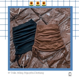 [HÌNH THẬT] CHÂN VÁY RÚT DÂY