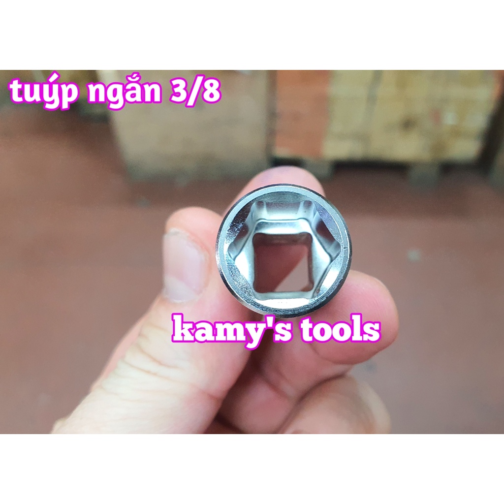 Đầu tuýp đầu khẩu ngắn 3/8 lục giác Standard chính hãng (lẻ từng cục)