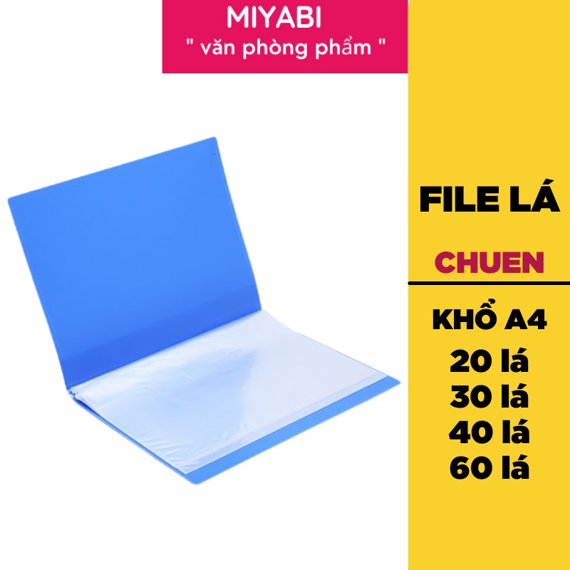 File lá đựng hồ sơ 20-30-40-60 lá - File đựng tài liệu A4 siêu rẻ , tiện lợi