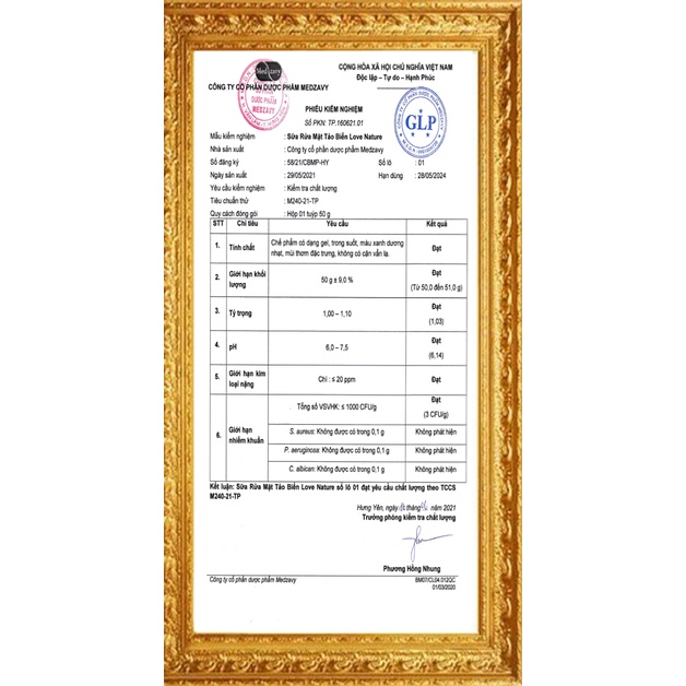 Sữa rửa mặt tảo biển Love Nature từ Golden Life One giúp thu nhỏ lỗ chân lông, làm sạch da giúp da trắng sáng , hộp 1 tú | BigBuy360 - bigbuy360.vn