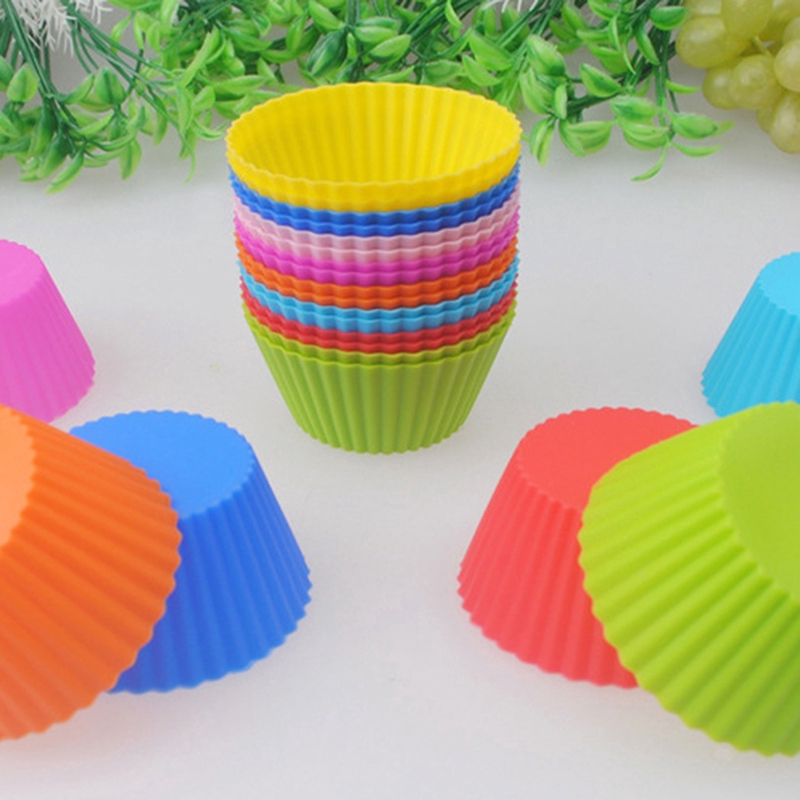 1 Cốc Làm Bánh Cupcake Bằng Silicon