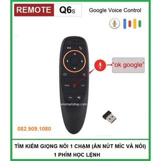 Remote Chuột bay Voice G10s Cao cấp - Air Mouse voice Điều khiển tim kiem giong noi cho tv box, smart android TV
