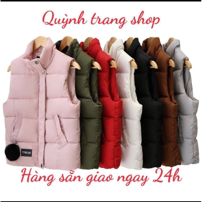 Áo phao gile nữảnh thật_sẵn hàng giao ngay