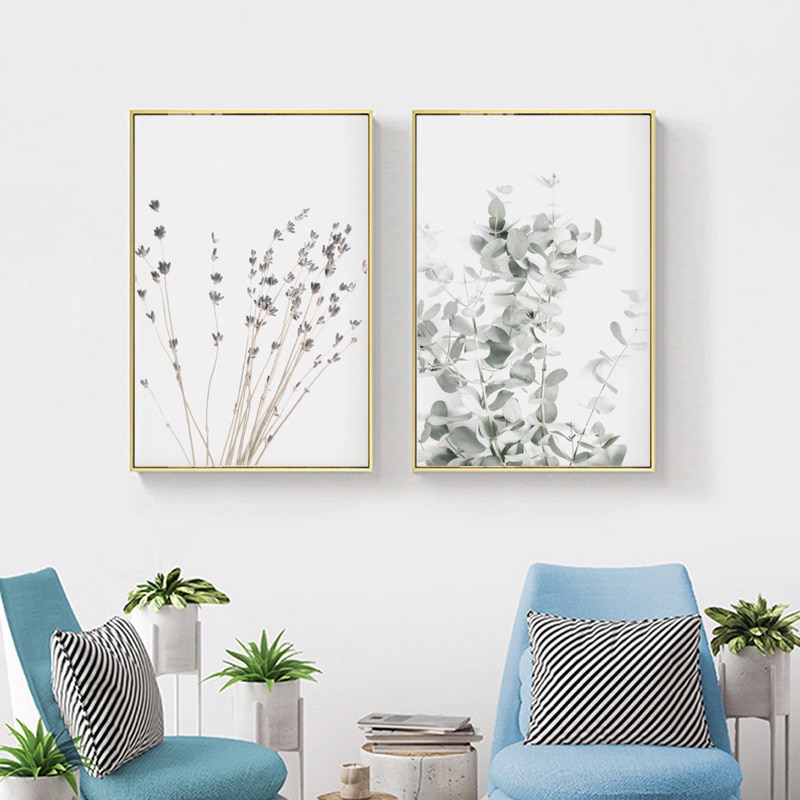 Tranh Treo Tường Trang Trí Hình Hoa Oải Hương