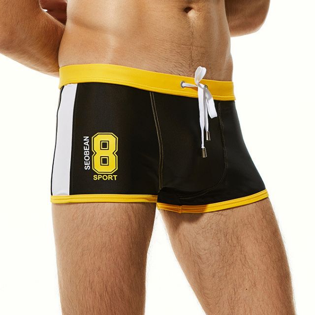 Quần bơi nam kiểu boxer SeoBean 8 Sport - Bikini nam thun co dãn