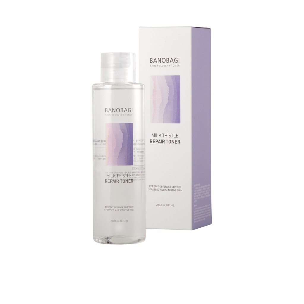 Nước hoa hồng Banobagi Milk Thistle Repair Toner (Chính hãng - tem chống hàng giả bộ công an - date 2023)