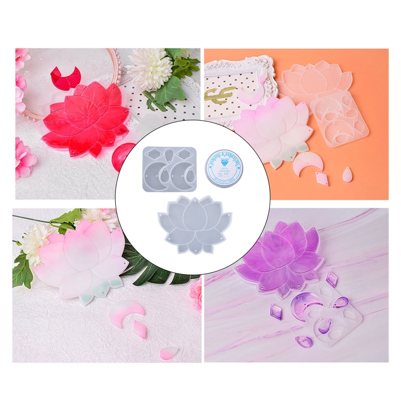 Khuôn Làm Chuông Gió Thủ Công DIY Bằng Nhựa Resin Để Trang Trí Giáng Sinh