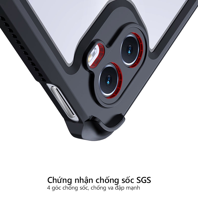 Ốp lưng XUNDD Xiaomi Pad 5 / 5 Pro Chống trầy, Chống sốc, Viền TPU, Mặt lưng chân đế