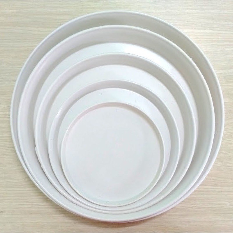 đĩa lót chậu bằng nhựa size từ 10-45cm