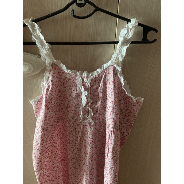 Váy đầm ngủ hoa vintage 2hand