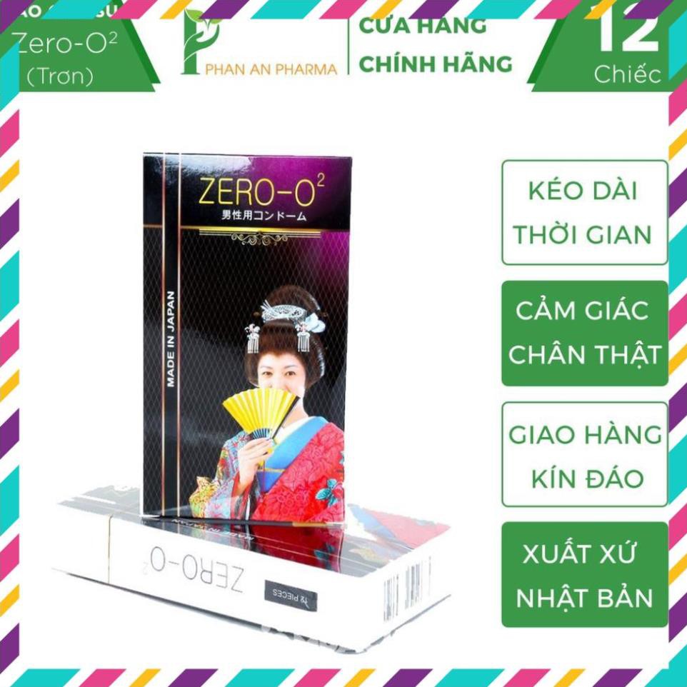 Bao cao su ZeRo O2 Nhật - Siêu mỏng, Siêu trơn /đôn dên