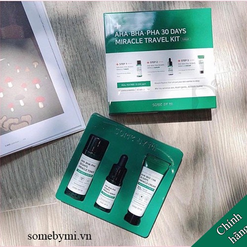 [CHÍNH HÃNG] Set Travel Kit Some By Mi AHA BHA PHA 30 days Miracle