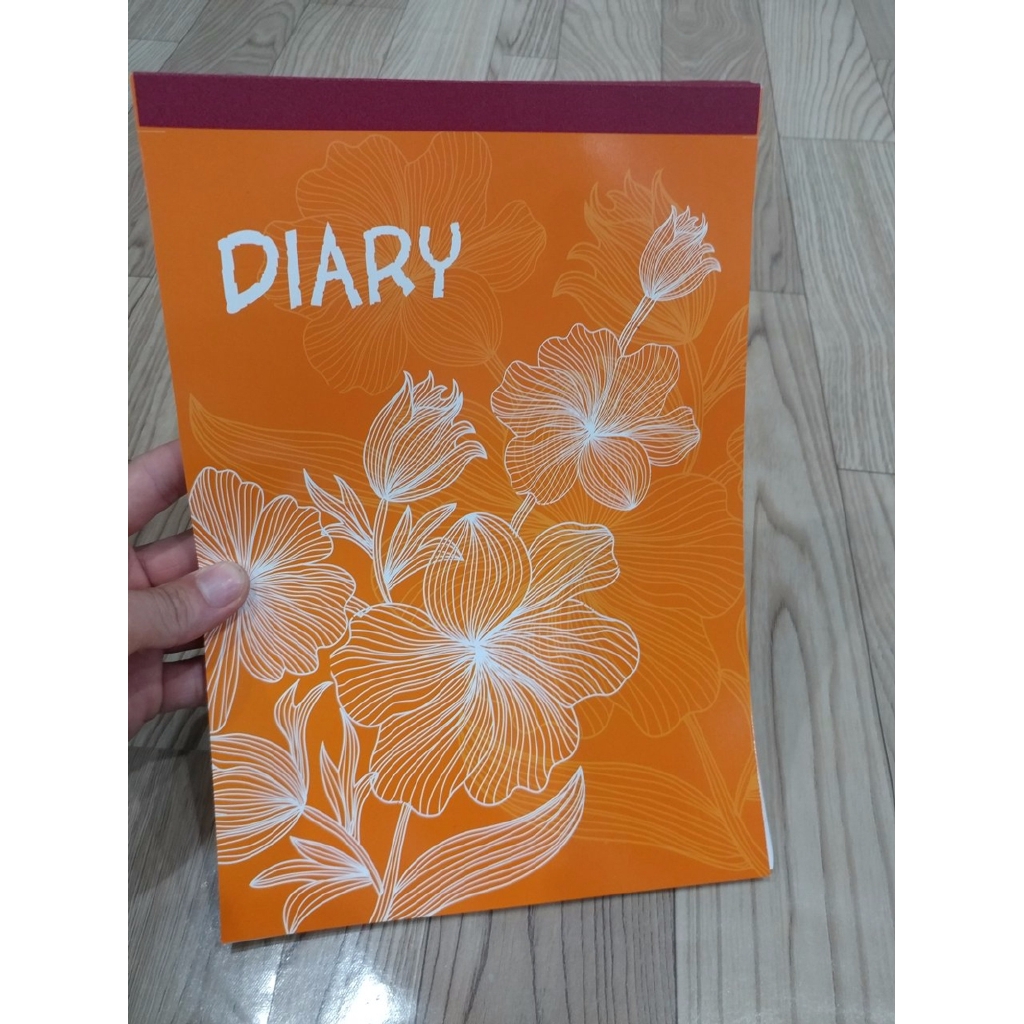 Sổ Diary A4 - Màu Cam - FAHASA