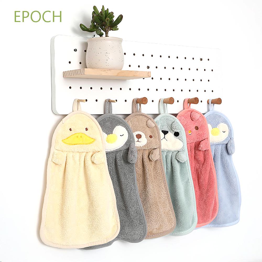 Epoch Khăn Lau Tay Treo Tường Hình Động Vật Hoạt Hình Dễ Thương