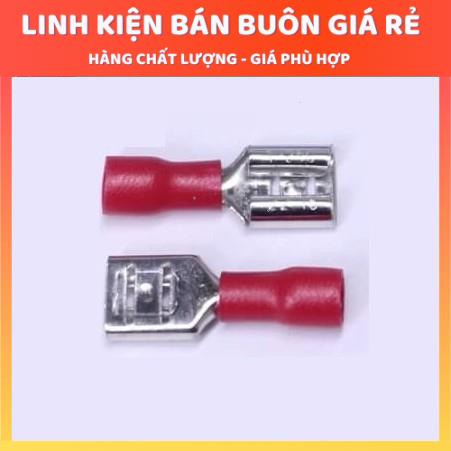 Đầu COS Gài 6.3 đủ loại FDD1.25-250 - 10 đầu cos gài 6.3, đầu cos gai, đầu cos kẹp dây điện, đầu cos dây điện