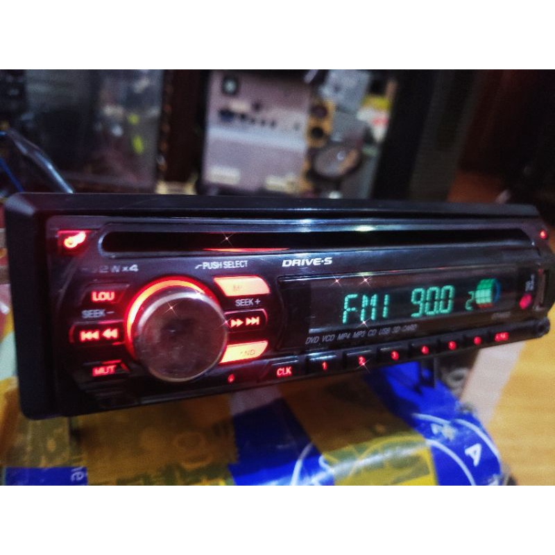 Đầu radio Bluetooth aux usb dvd vcd cd loại 1 din giành cho các loại xe