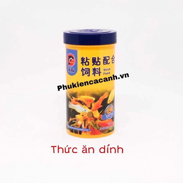 Thức ăn dính thành bể cho cá cảnh