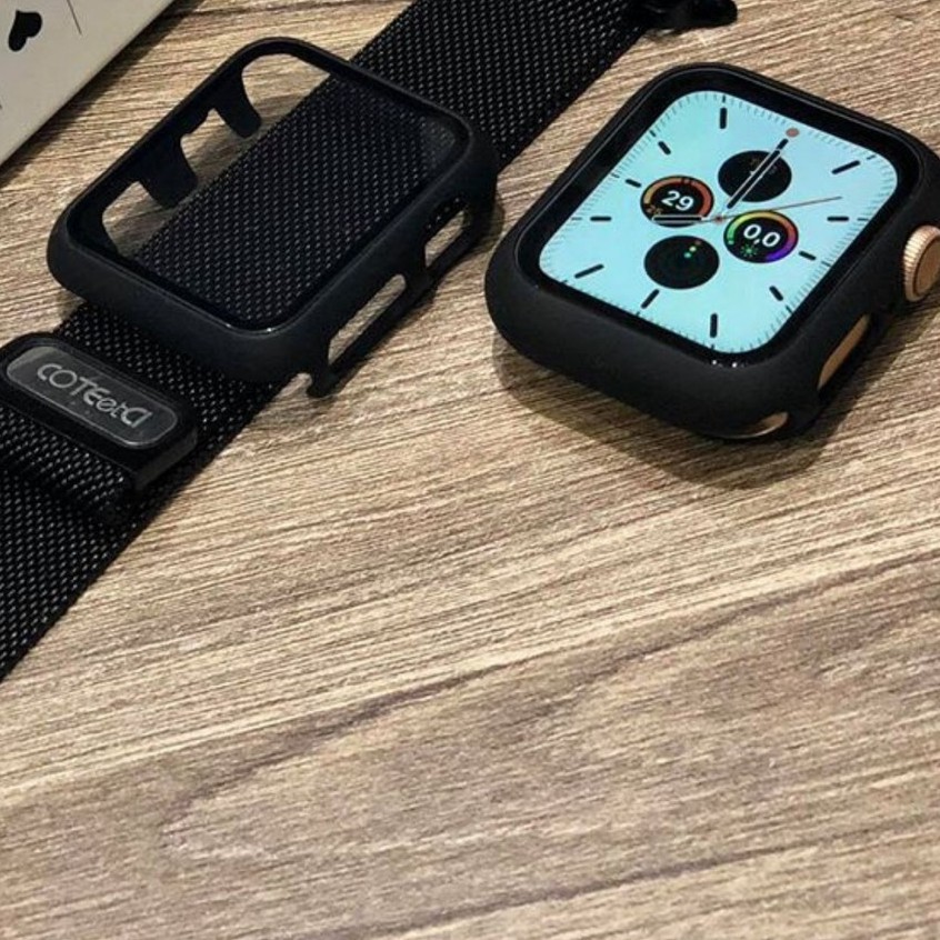 Ốp CASE chụp ,bọc mặt kính cường lực bảo vệ kính và viền Apple Watch series 1,2,3,4,5  38mm , 40mm , 42mm