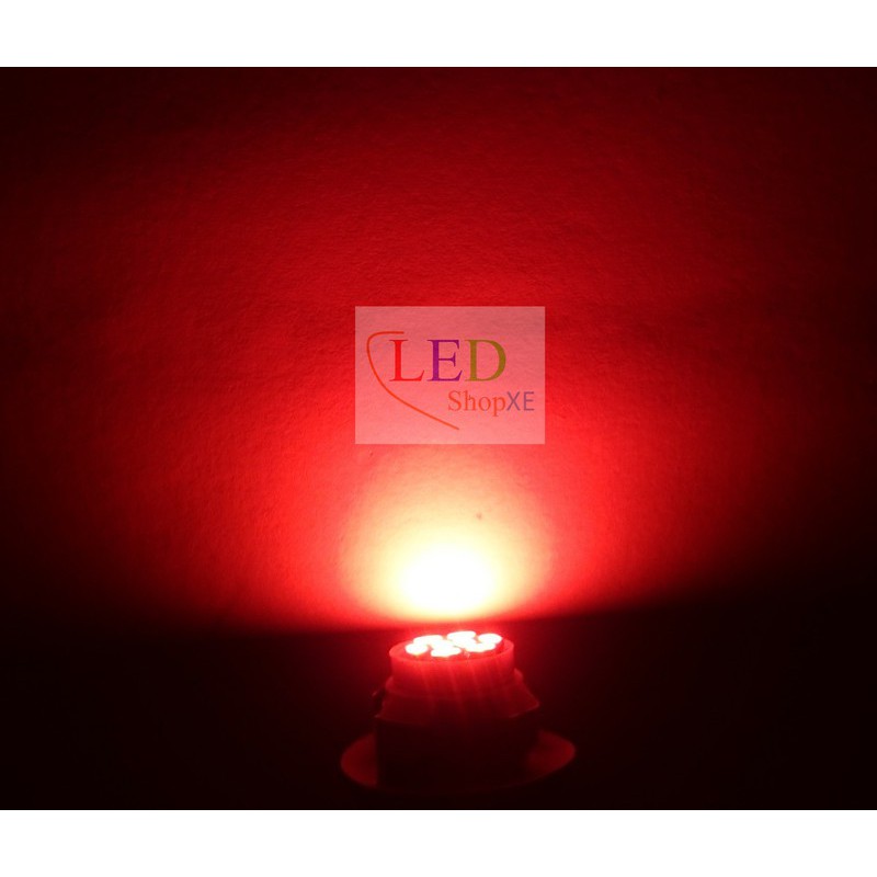 Bộ led demi xinhan chân T10 8SMD - Bộ 7 bóng 7 màu