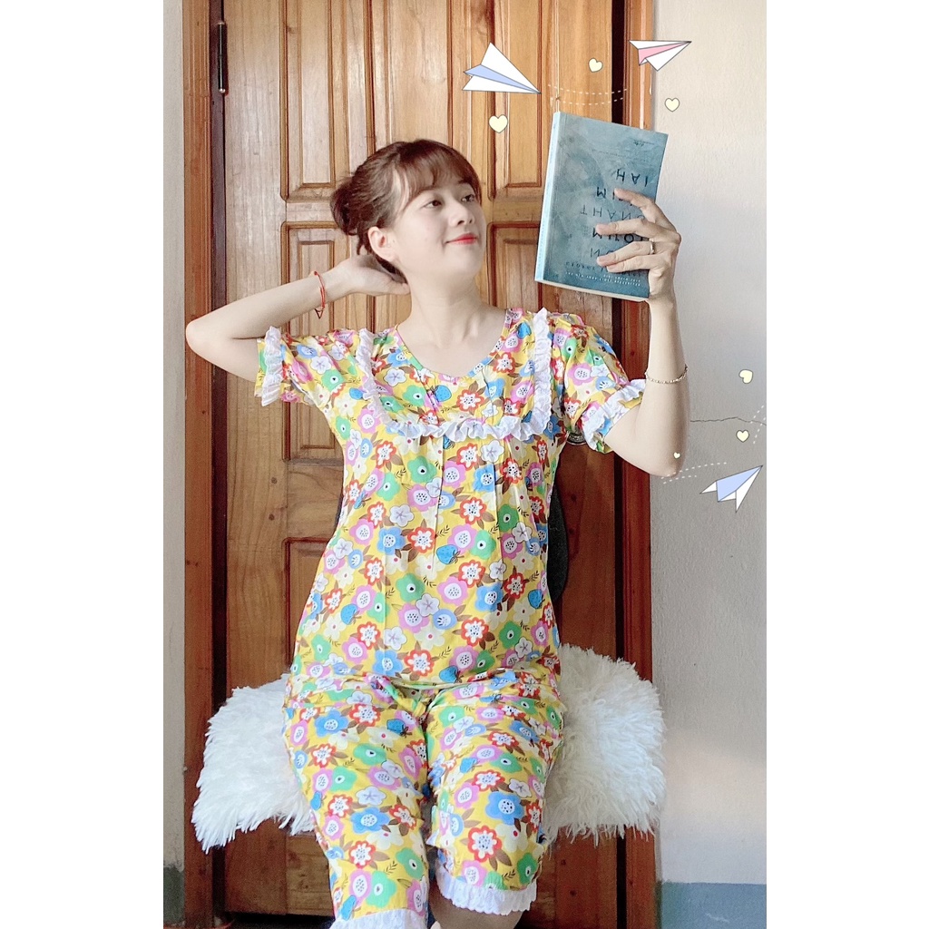 Đồ bộ mặc nhà, chất liệu vải lanh (tole) mặc nhà, From cực dể thương | BigBuy360 - bigbuy360.vn