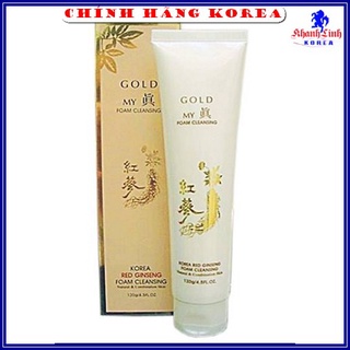 Sữa Rửa Mặt Hồng Sâm Vàng My Gold Hàn Quốc