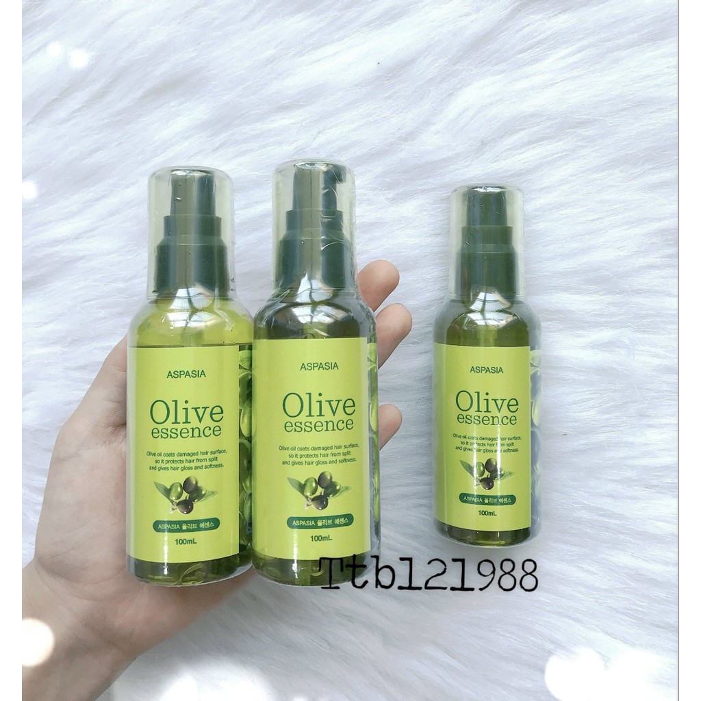 Tinh Dầu Dưỡng Tóc Olive Essence Aspasia 100ml