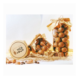 Hạt macca sấy nứt vỏ nguyên vị đặc biệt - hạt macca macadamia túi 500g