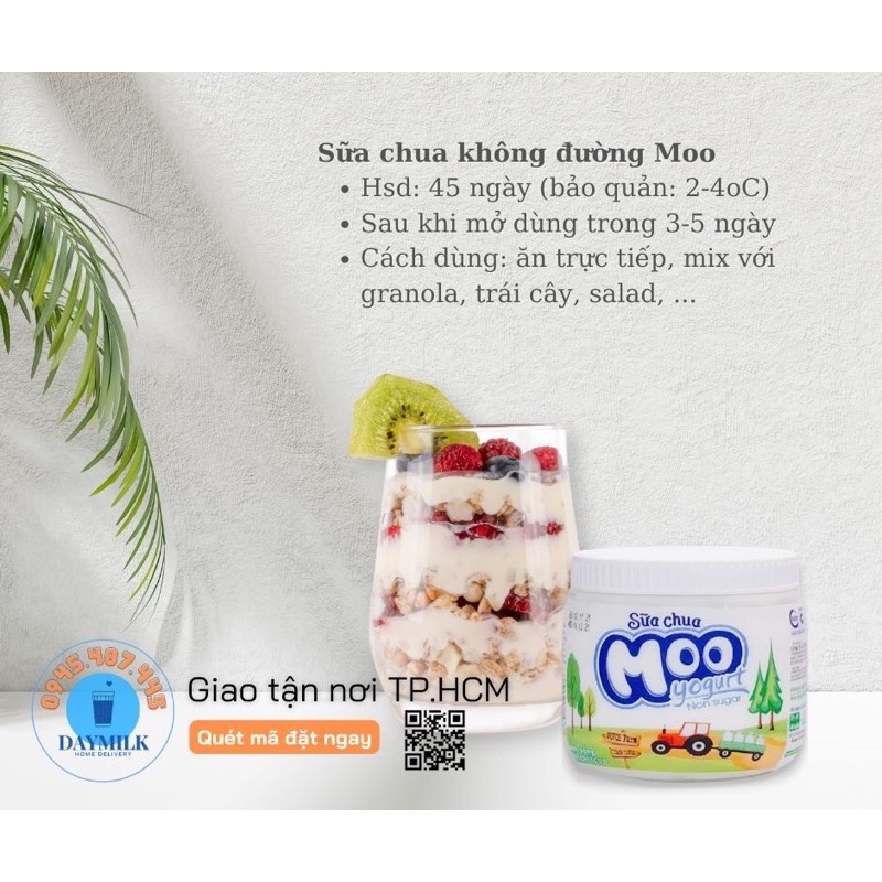Sữa chua Moo 450g