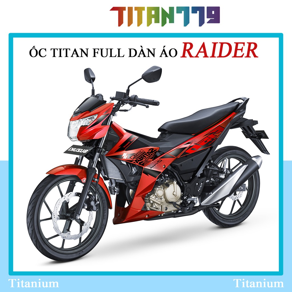 (128) Full bộ 26 ốc dàn áo xe RAIDER Titan Gr5 XỊN bắt dàn áo, ốp pô