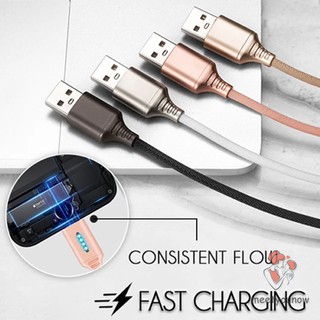 Auto Cut-off Fast Charging Nylon Cable Data Transfer Function Cord Line