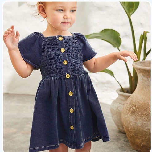 TH85 váy hè ngắn tay siêu đẹp của Little maven cho bé gái