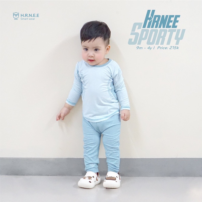 [ hrnee ] bộ dài tay hrnee sporty
