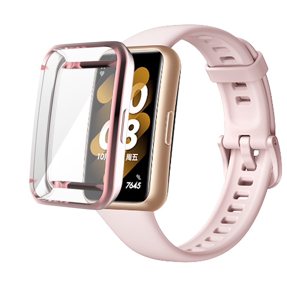Jansin Ốp Dẻo Bảo Vệ Màn Hình + Full Body dành cho Huawei Band 8 7 6 Watch Fit
