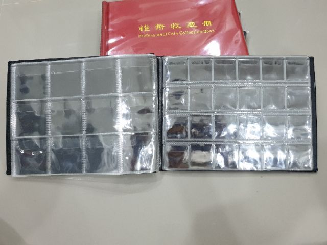 Album sưu tập tiền xu 180 ô, đựng được xu lớn và nhỏ, chính hãng mingt pccb