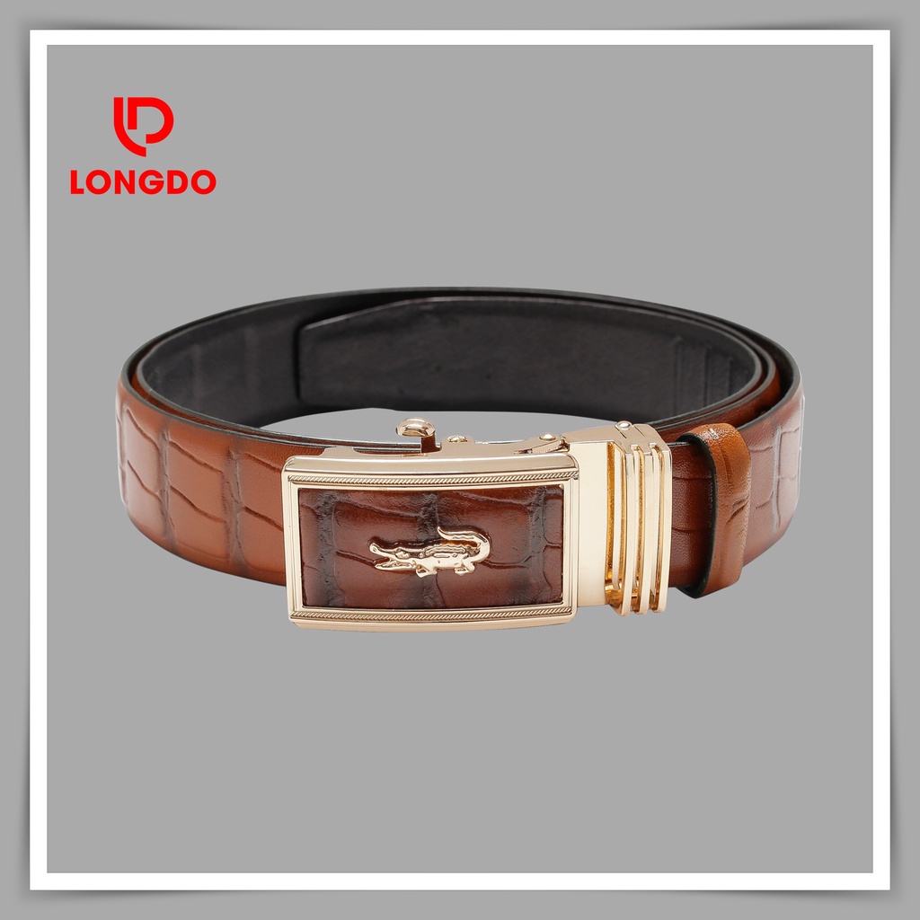 Dây nịt nam cao cấp - Cam kết 100% da bò thật - Hàng chính hãng thương hiệu Longdo Leather - TL01