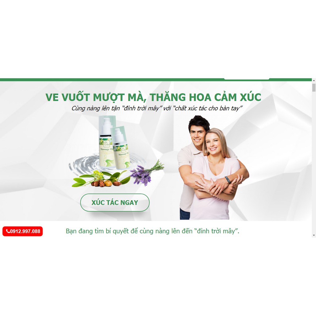 Tinh dầu massage body - Thư giãn, sản khoái