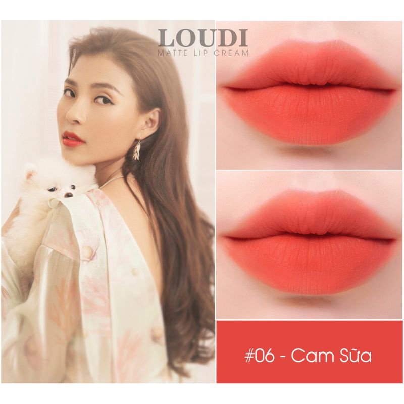 SON LOUDI KEM LÌ-MÀU CAM SỮA