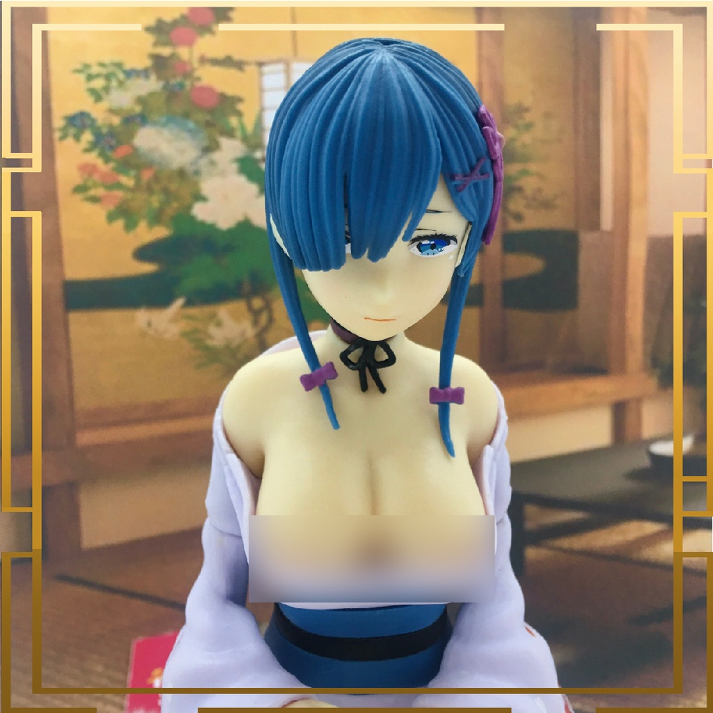 Mô Hình anime nữ sexy Rem Re Zero Trang Trí Máy Tính Bàn Làm Việc PC Decor Manga MH31