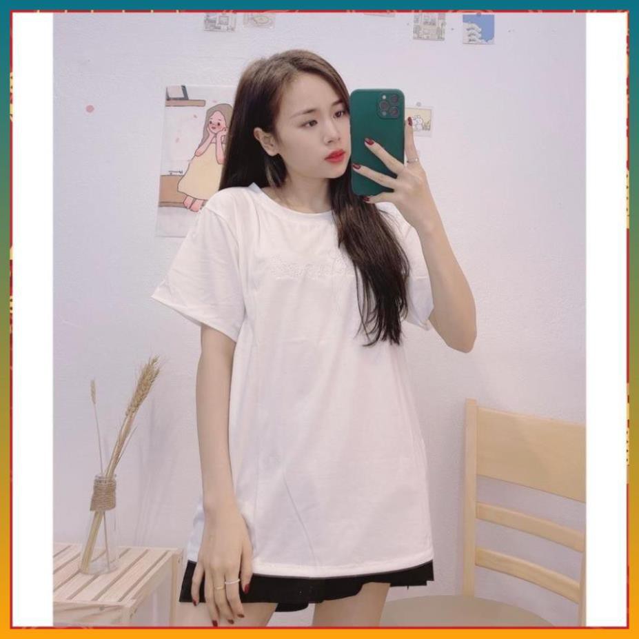 [FREE SHIP] Áo Phông Nữ, Áo Thun Nữ Chữ Thêu Chất Cotton Hàng QC Siêu Mát | BigBuy360 - bigbuy360.vn
