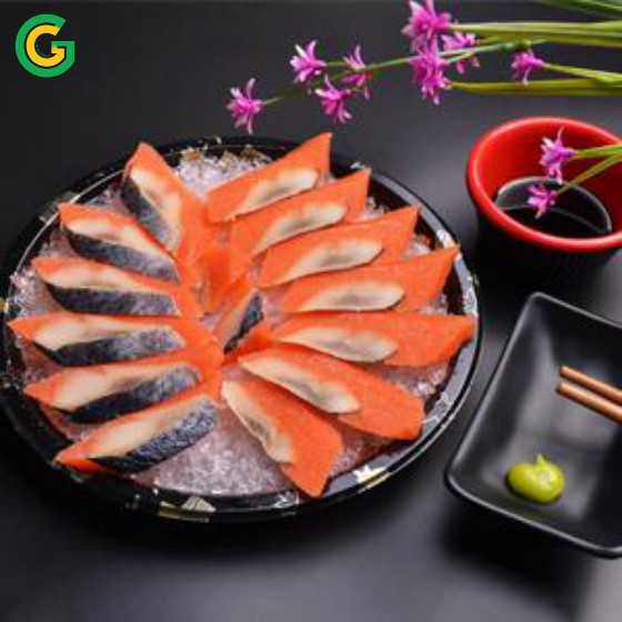 Cá Trích Ép Trứng đỏ - Sushi, sashimi thơm ngon 500gr