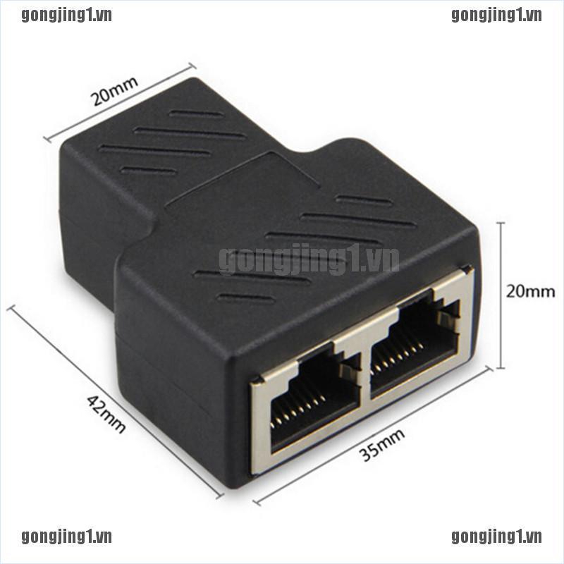 Đầu chia mở rộng cổng mạng LAN Rj45 từ 1 sang 2 cổng