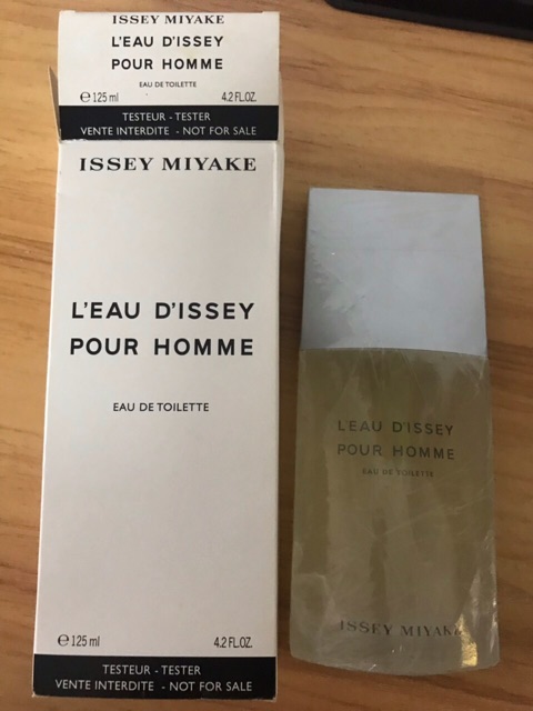 Nước hoa nam L'eau d'issey Pour Homme của hãng ISSEY MIYAKE Tester 120/125ml