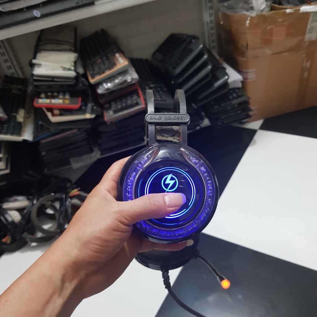 XẢ Tai Nghe cũ Chuyên Chơi Game Có Mic, Dây Chống Đứt, Dùng Được Cho Máy Tính Và Điện Thoại